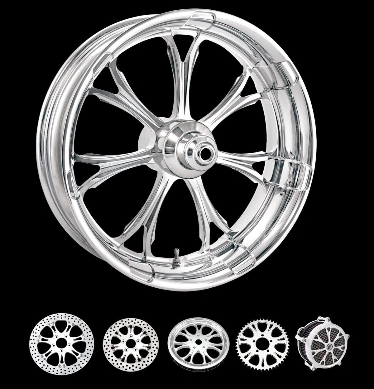 Ginz Choppers - Performance Machine wheels for Harley Davidson