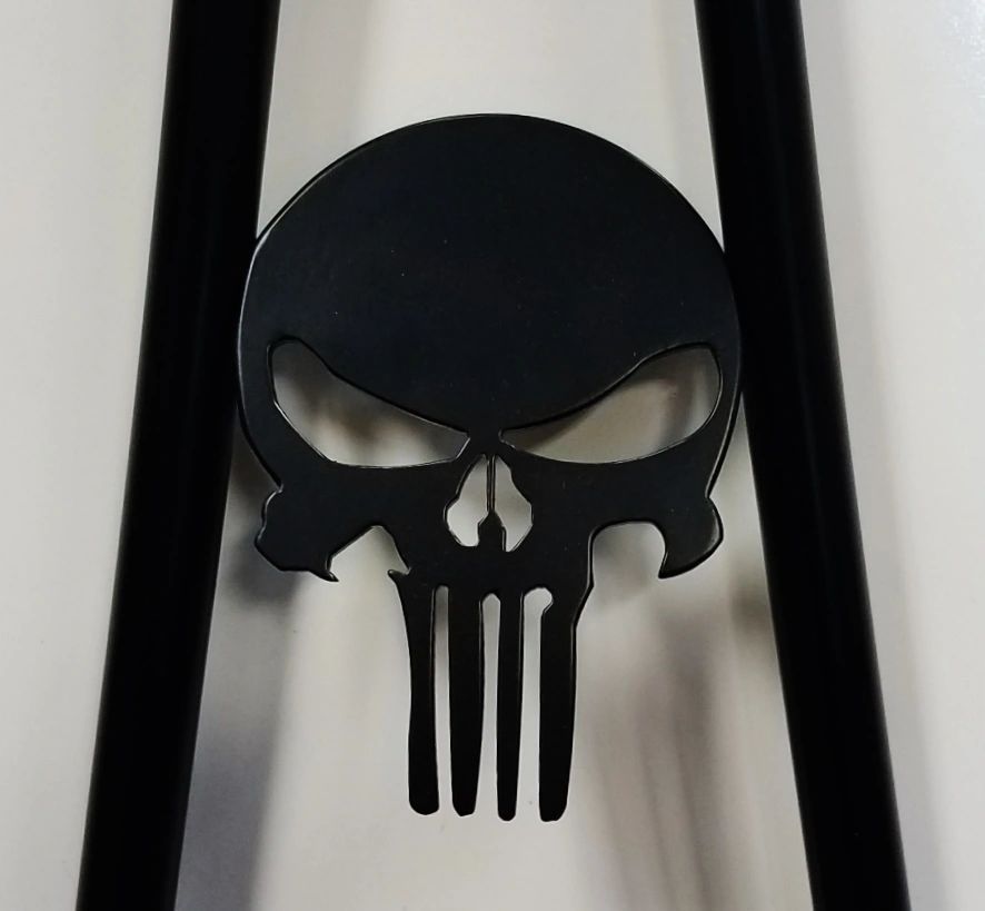 Shop Punisher Skull Three Precenter American – Luggage Factory